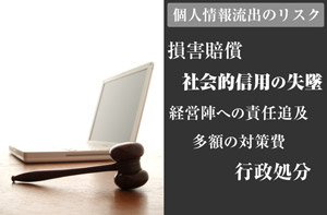 個人情報の流出による損害