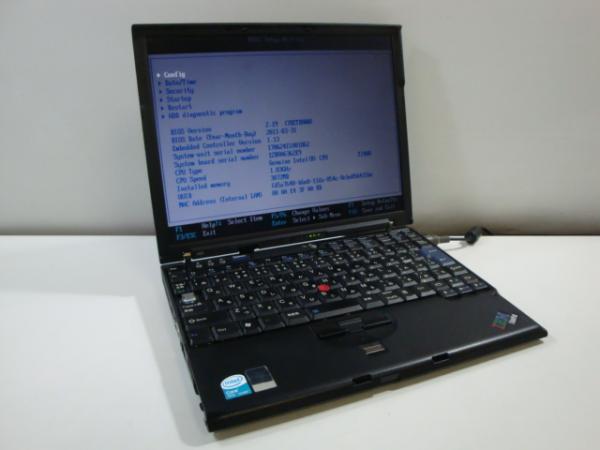 レノボ(IBM) thinkpad x60 1709-25j