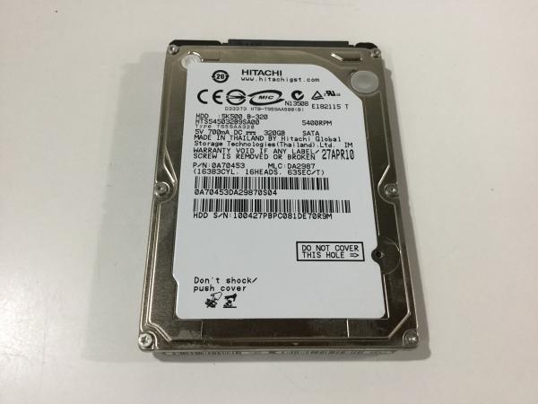 SATA HDD 2.5 320GB HTS545032B9SA00の画像