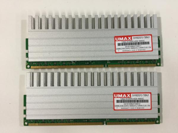 PC3-12800(DDR3-1600) 2GBx2枚の画像